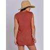 imageANRABESS Women Summer 2 Piece Outfits Sleeveless Knit Sweater Top ampamp Shorts Soft Lounge Sets Travel Beach 2025 Spring ClothesRust