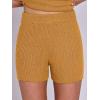 imageANRABESS Women Summer 2 Piece Outfits Sleeveless Knit Sweater Top ampamp Shorts Soft Lounge Sets Travel Beach 2025 Spring ClothesTurmeric
