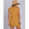 imageANRABESS Women Summer 2 Piece Outfits Sleeveless Knit Sweater Top ampamp Shorts Soft Lounge Sets Travel Beach 2025 Spring ClothesTurmeric
