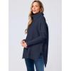 imageANRABESS Womens Oversized Turtleneck Batwing Sleeve Spilt Casual Loose Knit Tunic Pullover Sweater Tops 2025 Fall OutfitsNavy Blue