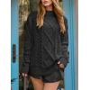 imageANRABESS Sweaters for Women Oversized Crewneck Long Sleeve Casual Loose Cable Knit Pullover Tops 2024 Fall Vintage ClothesBlack