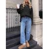 imageANRABESS Sweaters for Women Oversized Crewneck Long Sleeve Casual Loose Cable Knit Pullover Tops 2024 Fall Vintage ClothesBlack