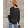 imageANRABESS Sweaters for Women Oversized Crewneck Long Sleeve Casual Loose Cable Knit Pullover Tops 2024 Fall Vintage ClothesBlack