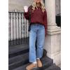 imageANRABESS Sweaters for Women Oversized Crewneck Long Sleeve Casual Loose Cable Knit Pullover Tops 2024 Fall Vintage ClothesBurgundy