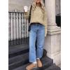 imageANRABESS Sweaters for Women Oversized Crewneck Long Sleeve Casual Loose Cable Knit Pullover Tops 2024 Fall Vintage ClothesDeep Apricot