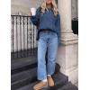 imageANRABESS Sweaters for Women Oversized Crewneck Long Sleeve Casual Loose Cable Knit Pullover Tops 2024 Fall Vintage ClothesDeep Blue