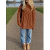 imageANRABESS Sweaters for Women Oversized Crewneck Long Sleeve Casual Loose Cable Knit Pullover Tops 2024 Fall Vintage ClothesRust