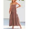 imageANRABESS Women Summer Casual Loose Sleeveless Sundress Spaghetti Strap Flowy Boho Linen Beach Vacation Maxi Long DressPrint Brown
