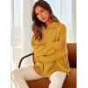 imageANRABESS Womens Oversized Fashion Long Sleeve Quarter Zip Baggy Loose Slouchy Sweater Pullover Tops 2025 Fall OutfitsYellow