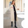 imageANRABESS Women Knit Long Cardigan Long Sleeve Open Front Lapel Oversized Sweater Coat 2025 Fall Duster Outerwear ClothesBeige