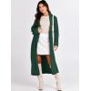 imageANRABESS Women Knit Long Cardigan Long Sleeve Open Front Lapel Oversized Sweater Coat 2025 Fall Duster Outerwear ClothesForest