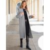 imageANRABESS Women Knit Long Cardigan Long Sleeve Open Front Lapel Oversized Sweater Coat 2025 Fall Duster Outerwear ClothesGrey