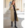 imageANRABESS Women Knit Long Cardigan Long Sleeve Open Front Lapel Oversized Sweater Coat 2025 Fall Duster Outerwear ClothesKhaki