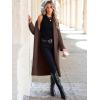 imageANRABESS Women Knit Long Cardigan Long Sleeve Open Front Lapel Oversized Sweater Coat 2025 Fall Duster Outerwear ClothesRed Brown