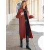 imageANRABESS Women Knit Long Cardigan Long Sleeve Open Front Lapel Oversized Sweater Coat 2025 Fall Duster Outerwear ClothesRust