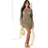 imageANRABESS Women Swimsuit Crochet Swim Cover Up 2025 Summer Bathing Suit Swimwear Mesh Knit Beach Dress Vacation OutfitsKhaki