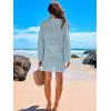 imageANRABESS Women Swimsuit Crochet Swim Cover Up 2025 Summer Bathing Suit Swimwear Mesh Knit Beach Dress Vacation OutfitsSky Blue
