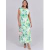 imageANRABESS Womens Maxi Dresses 2025 Summer Casual Sleeveless Sundress Crew Neck Loose Split Beach Long Shirt Dress with PocketsFloral Green