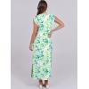 imageANRABESS Womens Maxi Dresses 2025 Summer Casual Sleeveless Sundress Crew Neck Loose Split Beach Long Shirt Dress with PocketsFloral Green