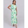 imageANRABESS Womens Maxi Dresses 2025 Summer Casual Sleeveless Sundress Crew Neck Loose Split Beach Long Shirt Dress with PocketsFloral Green