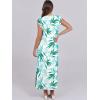 imageANRABESS Womens Maxi Dresses 2025 Summer Casual Sleeveless Sundress Crew Neck Loose Split Beach Long Shirt Dress with PocketsFloral Green White