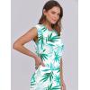 imageANRABESS Womens Maxi Dresses 2025 Summer Casual Sleeveless Sundress Crew Neck Loose Split Beach Long Shirt Dress with PocketsFloral Green White
