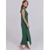 imageANRABESS Womens Maxi Dresses 2025 Summer Casual Sleeveless Sundress Crew Neck Loose Split Beach Long Shirt Dress with PocketsForest Green