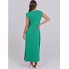 imageANRABESS Womens Maxi Dresses 2025 Summer Casual Sleeveless Sundress Crew Neck Loose Split Beach Long Shirt Dress with PocketsGreen