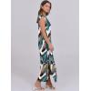 imageANRABESS Womens Maxi Dresses 2025 Summer Casual Sleeveless Sundress Crew Neck Loose Split Beach Long Shirt Dress with PocketsLeaf Printed