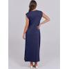 imageANRABESS Womens Maxi Dresses 2025 Summer Casual Sleeveless Sundress Crew Neck Loose Split Beach Long Shirt Dress with PocketsNavy Blue