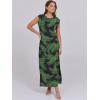 imageANRABESS Womens Maxi Dresses 2025 Summer Casual Sleeveless Sundress Crew Neck Loose Split Beach Long Shirt Dress with PocketsNavy Green Leaves
