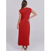 imageANRABESS Womens Maxi Dresses 2025 Summer Casual Sleeveless Sundress Crew Neck Loose Split Beach Long Shirt Dress with PocketsRed