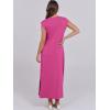 imageANRABESS Womens Maxi Dresses 2025 Summer Casual Sleeveless Sundress Crew Neck Loose Split Beach Long Shirt Dress with PocketsRose