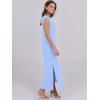 imageANRABESS Womens Maxi Dresses 2025 Summer Casual Sleeveless Sundress Crew Neck Loose Split Beach Long Shirt Dress with PocketsSky Blue