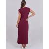 imageANRABESS Womens Maxi Dresses 2025 Summer Casual Sleeveless Sundress Crew Neck Loose Split Beach Long Shirt Dress with PocketsWine Red