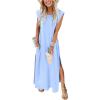 imageANRABESS Womens Maxi Dresses 2025 Summer Casual Sleeveless Sundress Crew Neck Loose Split Beach Long Shirt Dress with PocketsSky Blue