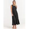 imageANRABESS Women Summer Casual Sleeveless Crewneck Sundress Aline Flowy Tiered Maxi Long Beach Dress Vacation OutfitsBlack