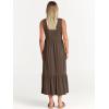 imageANRABESS Women Summer Casual Sleeveless Crewneck Sundress Aline Flowy Tiered Maxi Long Beach Dress Vacation OutfitsCoffee