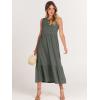 imageANRABESS Women Summer Casual Sleeveless Crewneck Sundress Aline Flowy Tiered Maxi Long Beach Dress Vacation OutfitsGray