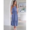 imageANRABESS Women Summer Casual Sleeveless Crewneck Sundress Aline Flowy Tiered Maxi Long Beach Dress Vacation OutfitsGrey Blue