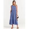 imageANRABESS Women Summer Casual Sleeveless Crewneck Sundress Aline Flowy Tiered Maxi Long Beach Dress Vacation OutfitsGrey Blue