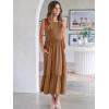 imageANRABESS Women Summer Casual Sleeveless Crewneck Sundress Aline Flowy Tiered Maxi Long Beach Dress Vacation OutfitsKhaki