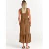 imageANRABESS Women Summer Casual Sleeveless Crewneck Sundress Aline Flowy Tiered Maxi Long Beach Dress Vacation OutfitsKhaki