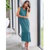 imageANRABESS Women Summer Casual Sleeveless Crewneck Sundress Aline Flowy Tiered Maxi Long Beach Dress Vacation OutfitsLake Blue