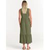 imageANRABESS Women Summer Casual Sleeveless Crewneck Sundress Aline Flowy Tiered Maxi Long Beach Dress Vacation OutfitsOlive