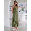 imageANRABESS Women Summer Casual Sleeveless Crewneck Sundress Aline Flowy Tiered Maxi Long Beach Dress Vacation OutfitsOlive