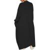 imageANRABESS Womens Long Cardigan Sweater 2025 Oversized Coat Long Sleeve Open Front Knit Maxi Outwear Fall Trendy Jacket ClothesBlack