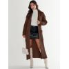 imageANRABESS Womens Long Cardigan Sweater 2025 Oversized Coat Long Sleeve Open Front Knit Maxi Outwear Fall Trendy Jacket ClothesBrown