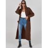 imageANRABESS Womens Long Cardigan Sweater 2025 Oversized Coat Long Sleeve Open Front Knit Maxi Outwear Fall Trendy Jacket ClothesBrown