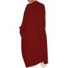 imageANRABESS Womens Long Cardigan Sweater 2025 Oversized Coat Long Sleeve Open Front Knit Maxi Outwear Fall Trendy Jacket ClothesDark Red